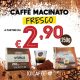 Sconto caffè macinato fresco